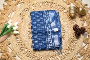 Indigo Linen Sarees